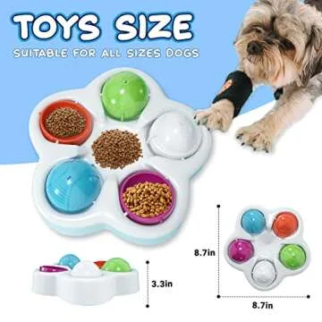 CALHNNA Dog Puzzle Toy for Interactive Play and Feeding