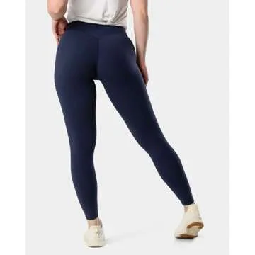 Kamo Fitness Serenity 25" No Front Seam 7/8 Leggings High Waisted Yoga Pants for Women, Soft Workout Pants Compression Leggings with Tummy Control (Inkwell, M)