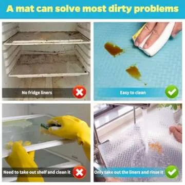 Bloss Refrigerator Liners - Washable & Versatile Shelf Protectors