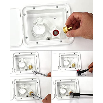 Vibrant Yard Co. Lead-Free Brass Schrader Valve Adapter