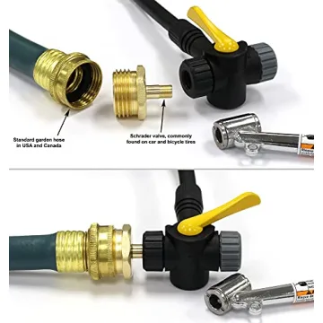 Vibrant Yard Co. Lead-Free Brass Schrader Valve Adapter