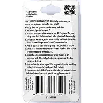 Vibrant Yard Co. Lead-Free Brass Schrader Valve Adapter