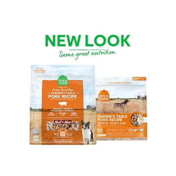 Open Farm Freeze Dried Raw Dog Food with Humanely Raised Pork