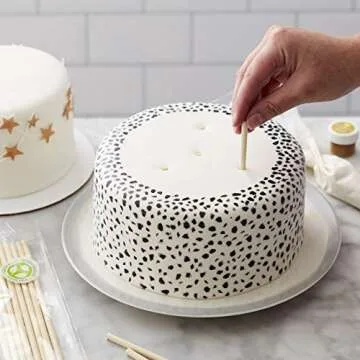 12 Bamboo Dowel Rods for Cakes and Crafts