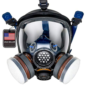PD-100 Full Face Organic Vapor & Particulate Respirator - Comfortable, Safe, and Effective
