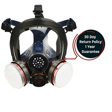 PD-100 Full Face Organic Vapor Respirator with Eye Protection