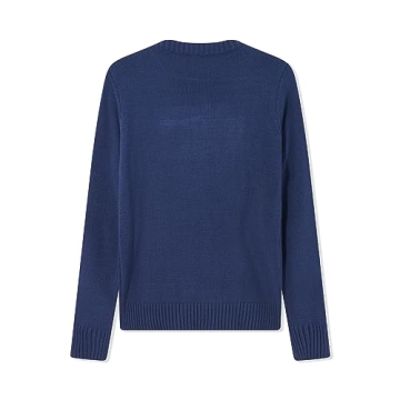 Stylish Women Vintage USA Flag Print Sweater for Fall