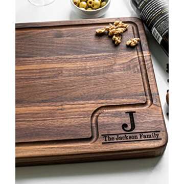 Engraved Custom Cutting Board - Personalized Kitchen Gifts
