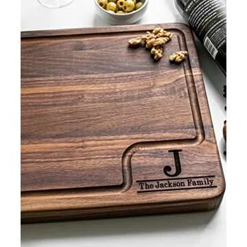 Engraved Custom Cutting Board - Personalized Kitchen Gifts