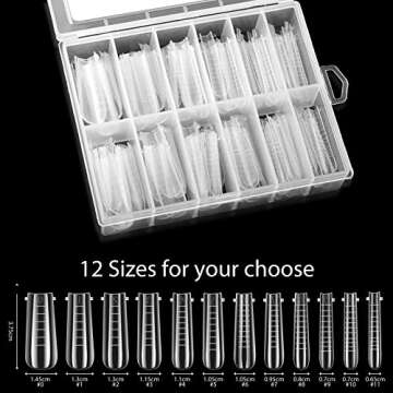 120 Piece Gel Nail Forms Set - Perfect for Nail Art