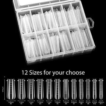 120 Piece Gel Nail Forms Set - Perfect for Nail Art