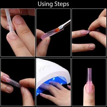 120 Piece Gel Nail Forms Set - Perfect for Nail Art