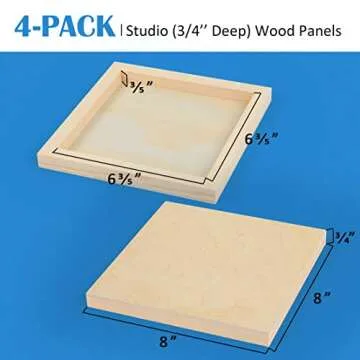 Falling in Art Birch Wood Canvas Panels for Creatives