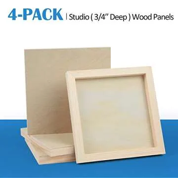 Falling in Art Birch Wood Canvas Panels for Creatives