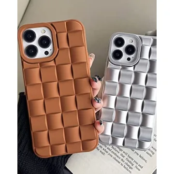 Stylish 3D Laid Design Soft Silicone iPhone 13 Pro Max Case