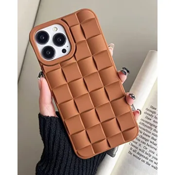 Stylish 3D Laid Design Soft Silicone iPhone 13 Pro Max Case