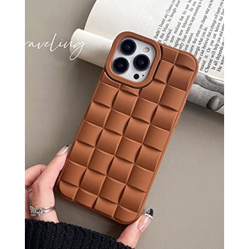Stylish 3D Laid Design Soft Silicone iPhone 13 Pro Max Case