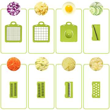 Banliku Vegetable Chopper Dicer 12 in 1 Food Chopper - Kitchen Essentials
