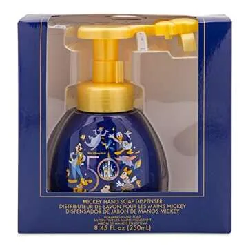 Delightful Disney Parks 50th Anniversary Mickey Soap Dispenser for All Ages
