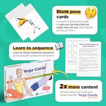 Complete Yoga Cards Set for Beginners & Intermediates