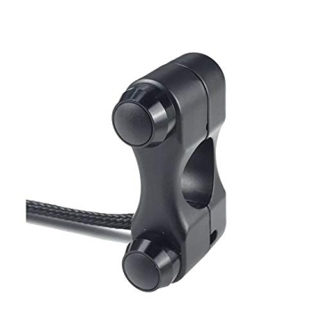 RAYANA Motorcycle Handlebar Switch – Durable & Waterproof 7/8" Push Button Switch for Horn, Start ...