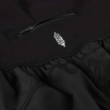 Free People Women's Standard Righteous Runsie, Black/Black, SM 4-6