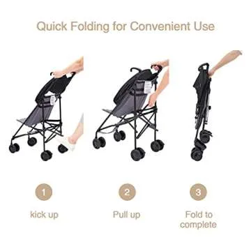 Pamo Babe Compact Lightweight Baby Umbrella Stroller