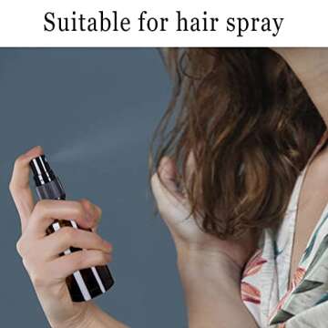 hmaimas Amber Glass Spray Bottles - 6 Pack Travel Use