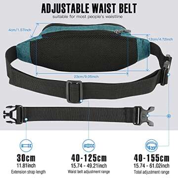 Stylish WATERFLY Fanny Pack - Adjustable & Water-Resistant Waistsack
