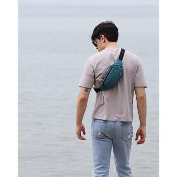 Stylish WATERFLY Fanny Pack - Adjustable & Water-Resistant Waistsack