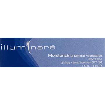 Illuminare Moisturizing Mineral Foundation - Portofino Porcelain, 0.5 oz.