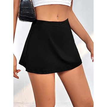 MakeMeChic Y2K Mini Skirt with Shorts for Women