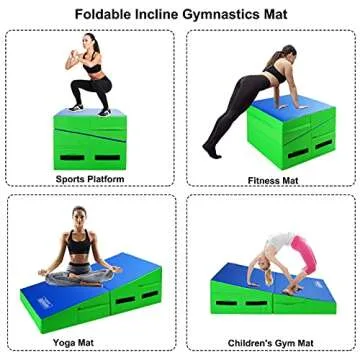 Incline Gymnastics Mat Wedge for Kids and Adults