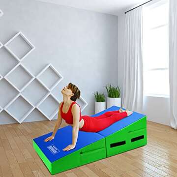 Incline Gymnastics Mat Wedge for Kids and Adults