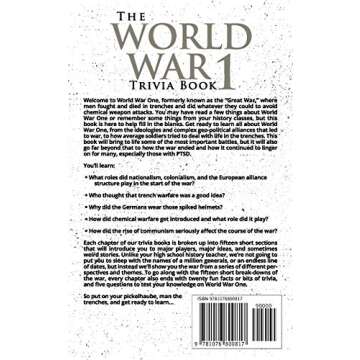 The World War 1 Trivia Book: Interesting Stories and Random Facts from the First World War (Trivia W...