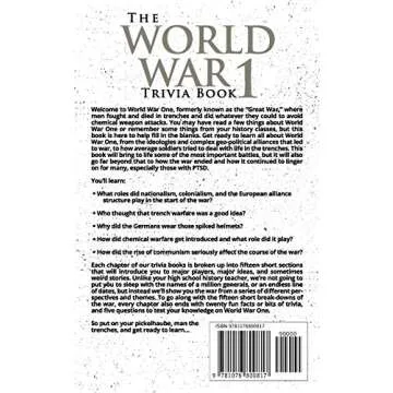 The World War 1 Trivia Book: Engaging Stories and Fun Facts from WWI