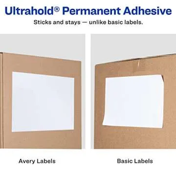 Avery Full Sheet Printable Shipping Labels, 8.5" x 11", White, 25 Blank Mailing Labels (8165)
