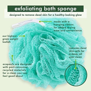 EcoTools EcoPouf Exfoliating Loofah - Pack of 6