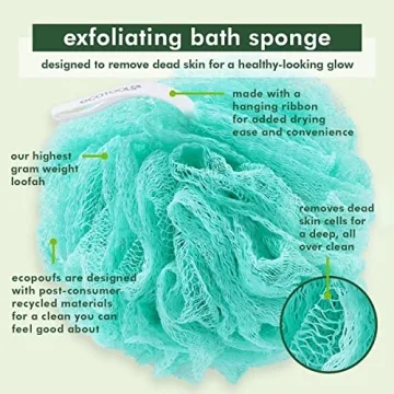 EcoTools EcoPouf Exfoliating Loofah - Pack of 6