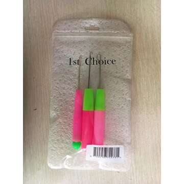 Versatile Latch Hook Crochet Needle Set for Micro Braids