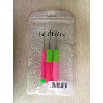 Versatile Latch Hook Crochet Needle Set for Micro Braids