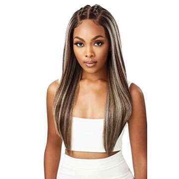 Outre Perfect Hair Line Synthetic 13x6 Lace Front Wig - JAYLANI (DR4/CRMCH)