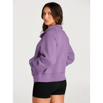 Comfortable AUTOMET Cropped Pullover Hoodie for Women