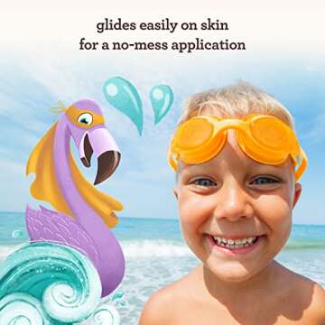 Aveeno Kids Continuous Protection Zinc Oxide Mineral Sunscreen Stick for Sensitive Skin, Face & Body Sunscreen Stick for Kids with Broad Spectrum SPF 50, Sweat- & Water-Resistant, 1.5 oz