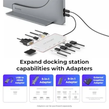 Ascrono Docking Station for 16" MacBook Pro - Ultimate Desk Solution
