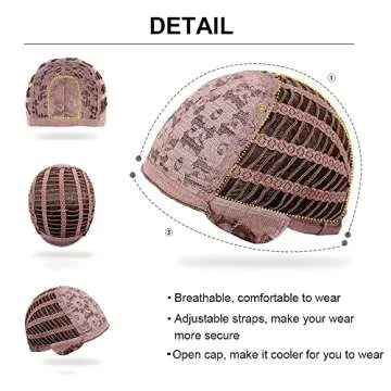 BERON 14 Inches Blonde Wig for Women Short Curly Wig Blonde Wig with Bangs Bob Wig Blonde for Daily Party Wig Cap Include