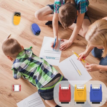 Self-Inking Handwriting Lines Stamp for Kids Teachers