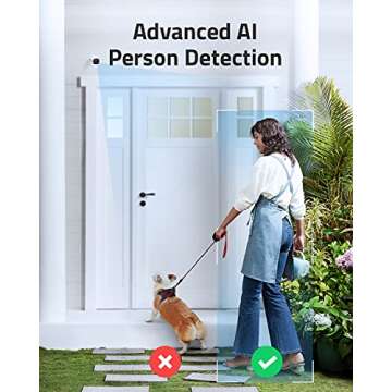 eufy Security, SoloCam C120, Outdoor Security Camera, Advanced AI Person-Detection, Two-Way Audio, Security Camera, 2K Resolution, 2.4 GHz Wi-Fi Only, IP65 Weatherproof, No Monthly Fee