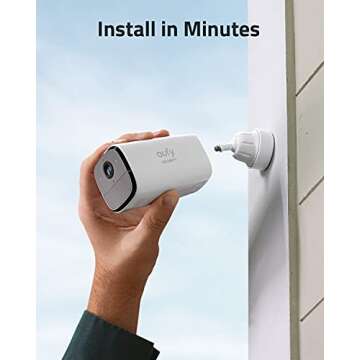 eufy Security, SoloCam C120, Outdoor Security Camera, Advanced AI Person-Detection, Two-Way Audio, Security Camera, 2K Resolution, 2.4 GHz Wi-Fi Only, IP65 Weatherproof, No Monthly Fee