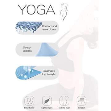 Gihuo Women's Athletic Full Zip Lightweight Workout Jacket with Thumb Holes (Blue, Small)